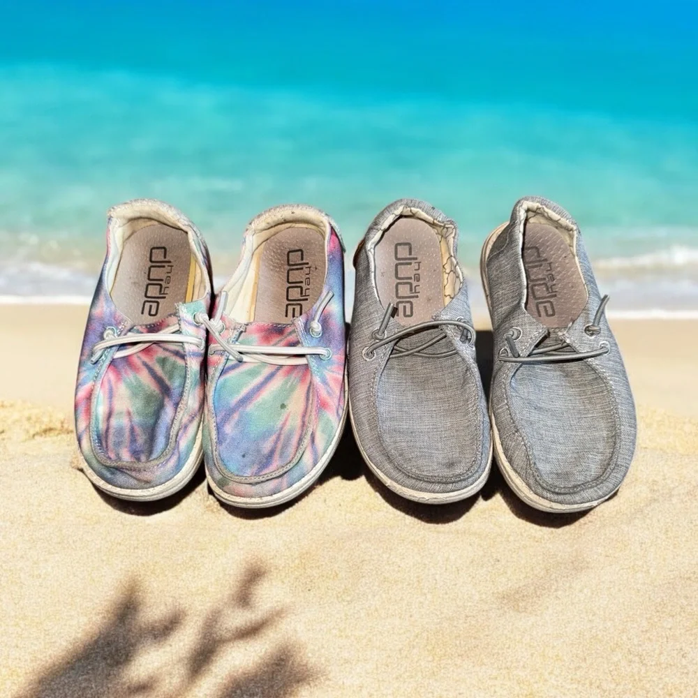Kids Hey Dude Slip on Shoes (K10) “Wendy”